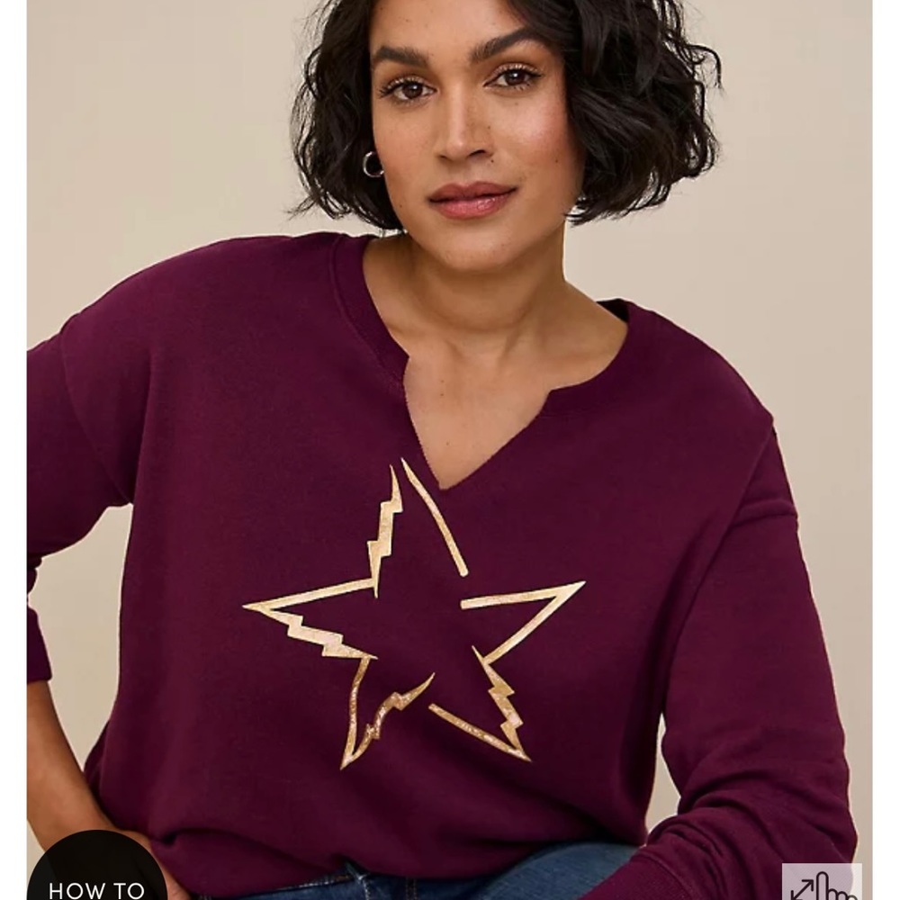 Torrid sweeter/sweatshirt NWT.